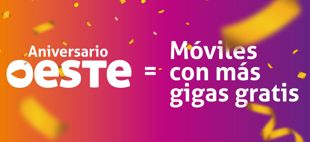 Un aniversario lleno de gigas  para tu Móvil